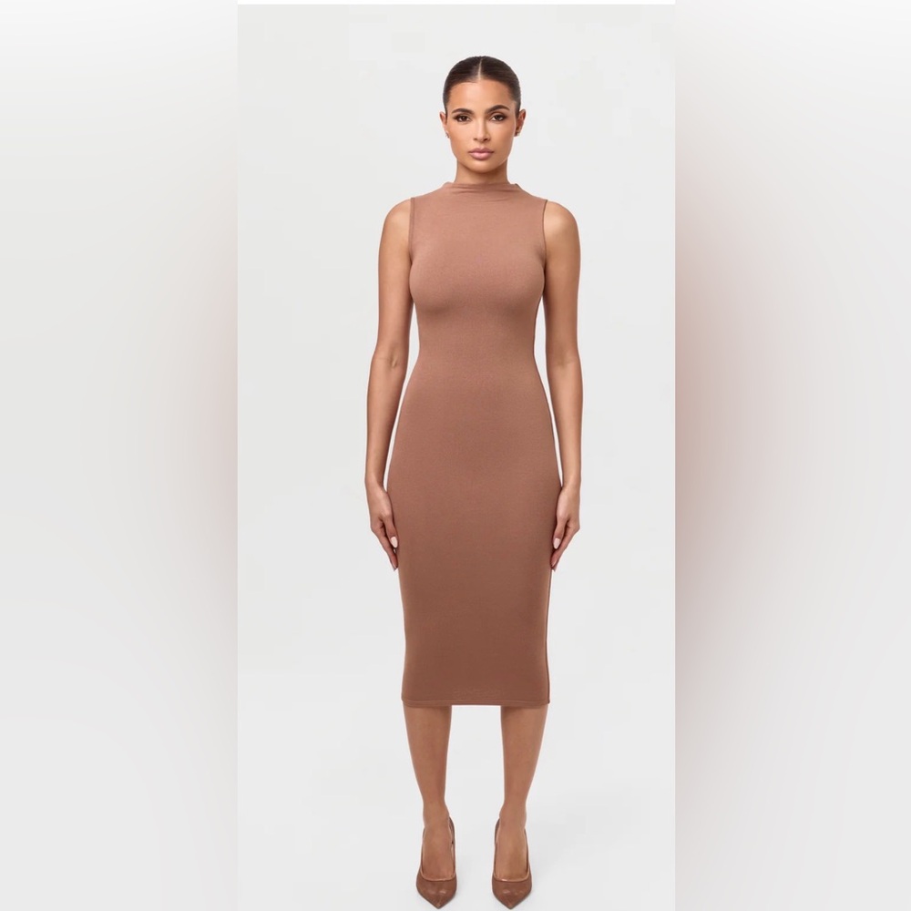 Naked Wardrobe Brown dress